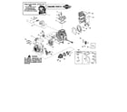 Craftsman 358796121 cylinder/crankcase/crankshaft diagram