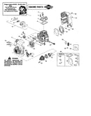 Cylinder/crankcase/crankshaft