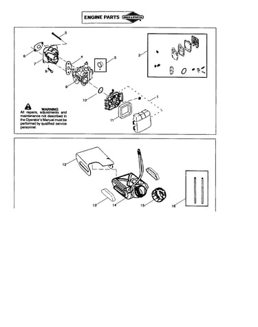 Carburetor/cover-air cleaner