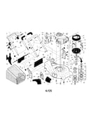 Engine/housing/handle/bag
