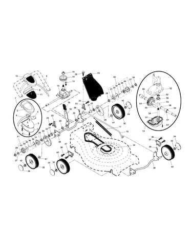Wheels/tires/gearcase