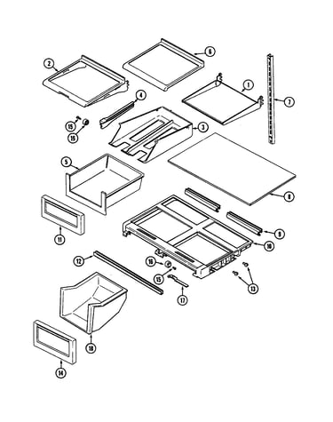 Shelves and accessories