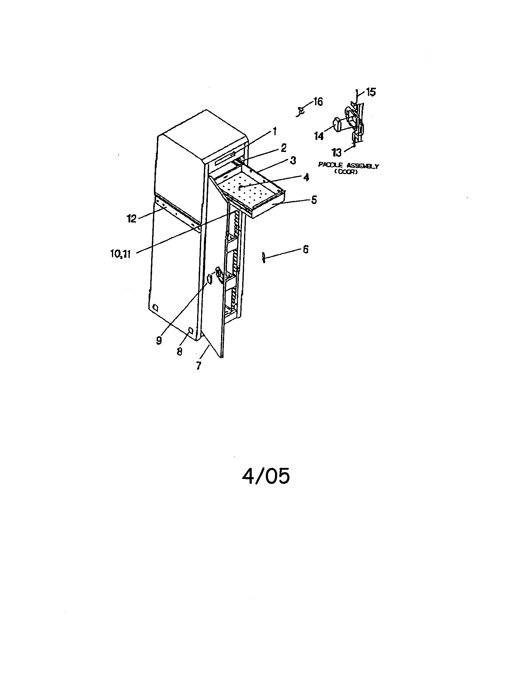 Tall ball bearing locker