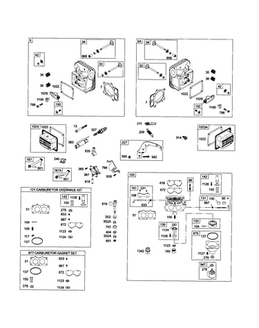 Carburetor/cylinder-head