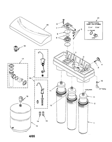 Reverse osmosis water system