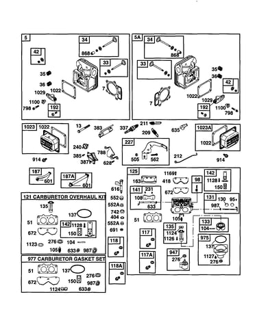 Carburetor/cylinder-head