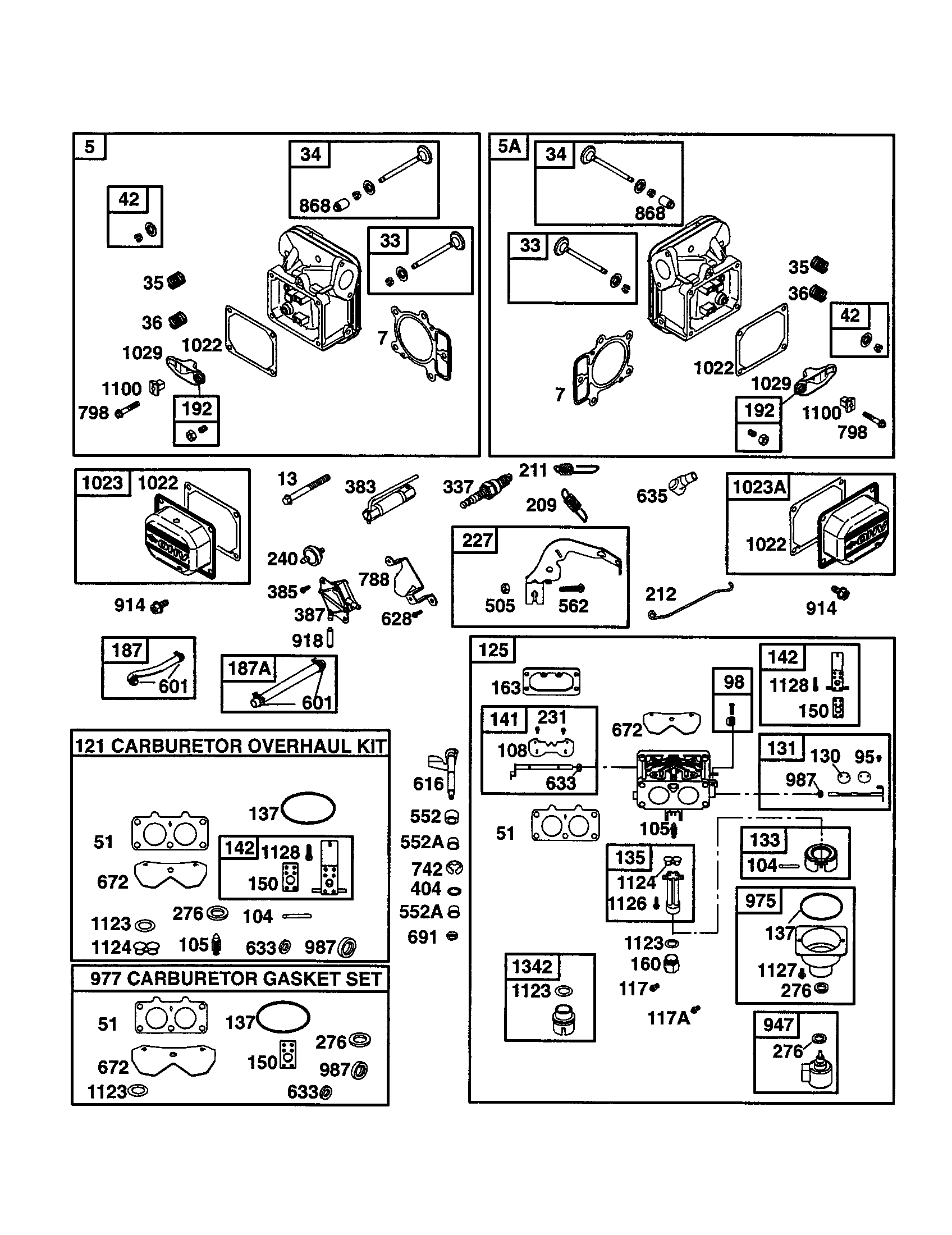 Carburetor/cylinder-head