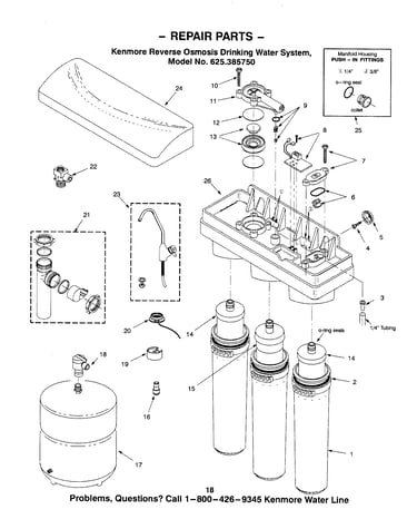 Reverse osmosis water system
