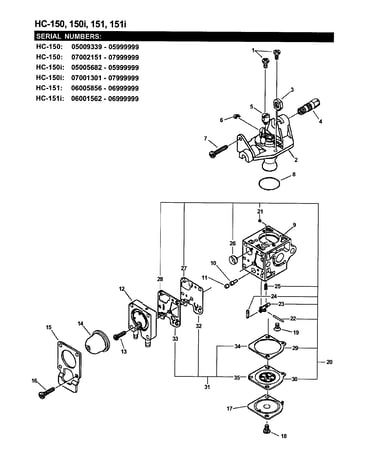 Carburetor - rb-k70