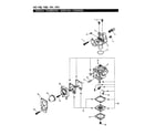Echo HC-150 (08001001-10999999) carburetor - rb-k75 diagram