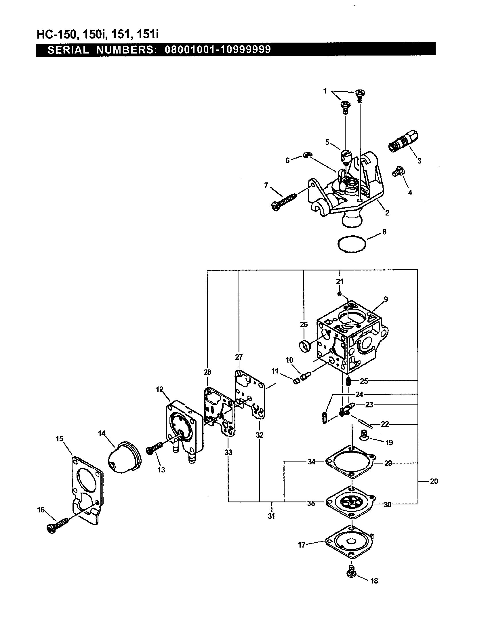 CARBURETOR - RB-K75