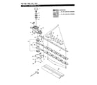 Echo HC-151I(08001001-10999999) cutters/gearcase/tools diagram