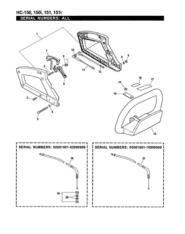 Handle/ignition/throttle cable