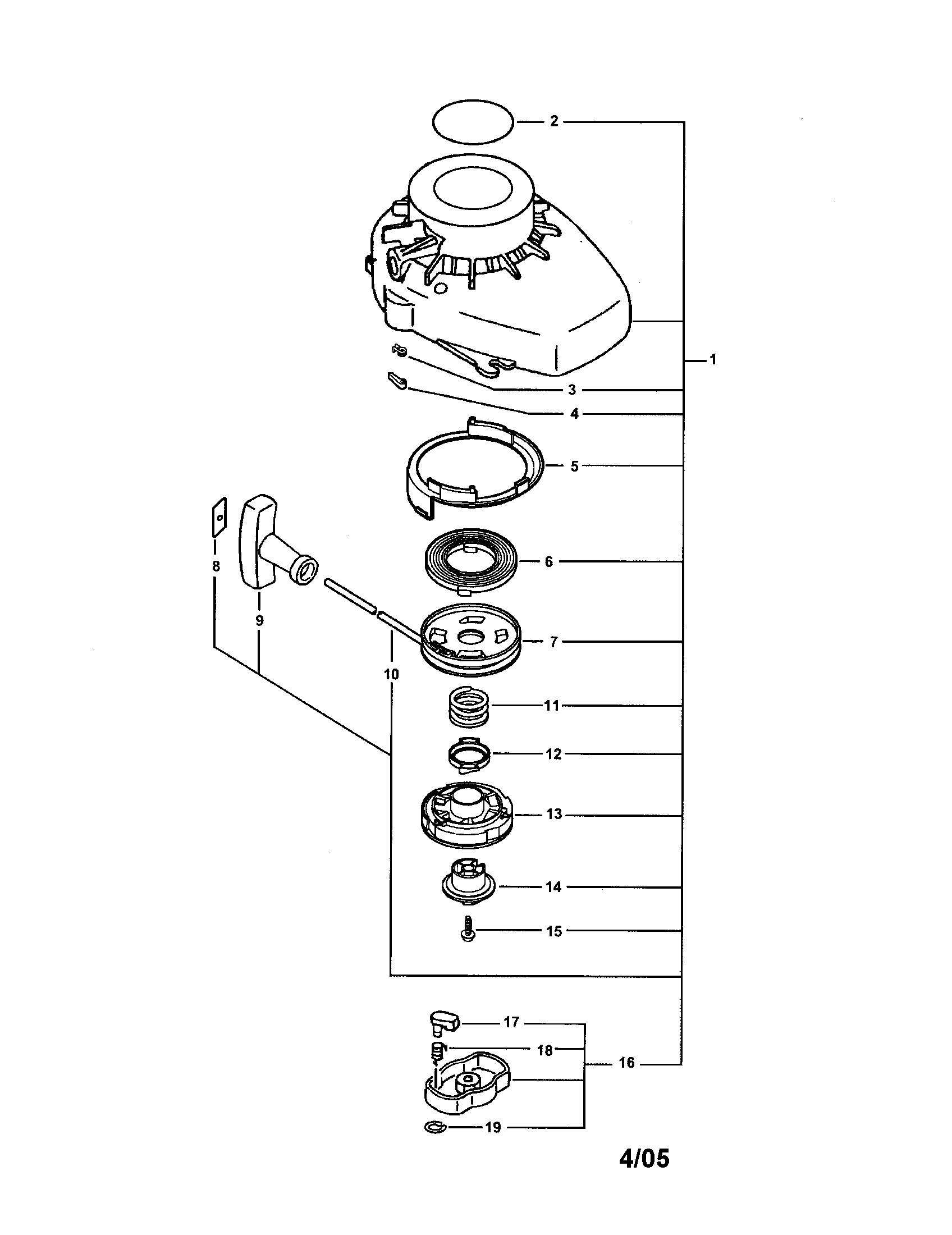 Starter assembly