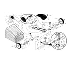 Craftsman 917376692 wheels/tires/bag diagram
