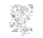 Craftsman 917388850 cylinder/engine-sump/crankshaft diagram