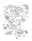 Cylinder/engine-sump/crankshaft
