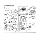 Blower-housing/starter-rewind