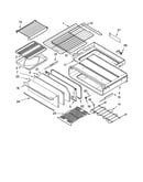 Bake drawer and broiler