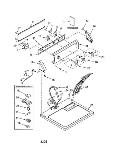 Top/console parts