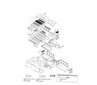 Kenmore Elite 14116686 grill assembly diagram