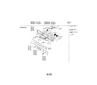 Bosch HBL436AUC fascia panel diagram