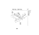 Bosch HBL746AUC fascia panel diagram