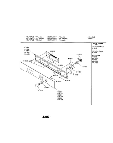 Fascia panel