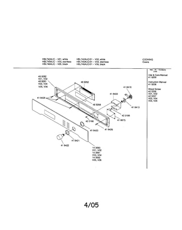 Fascia panel
