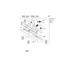 Bosch HBL446AUC fascia panel diagram