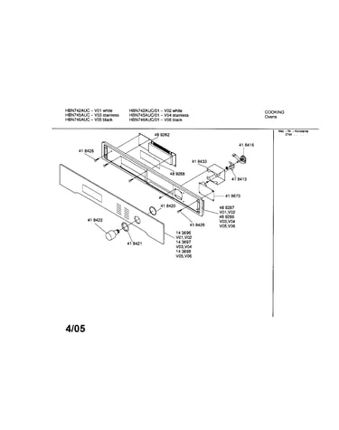 Fascia panel