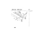 Bosch HBN742AUC fascia panel diagram