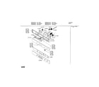 Bosch HBN446AUC fascia panel diagram