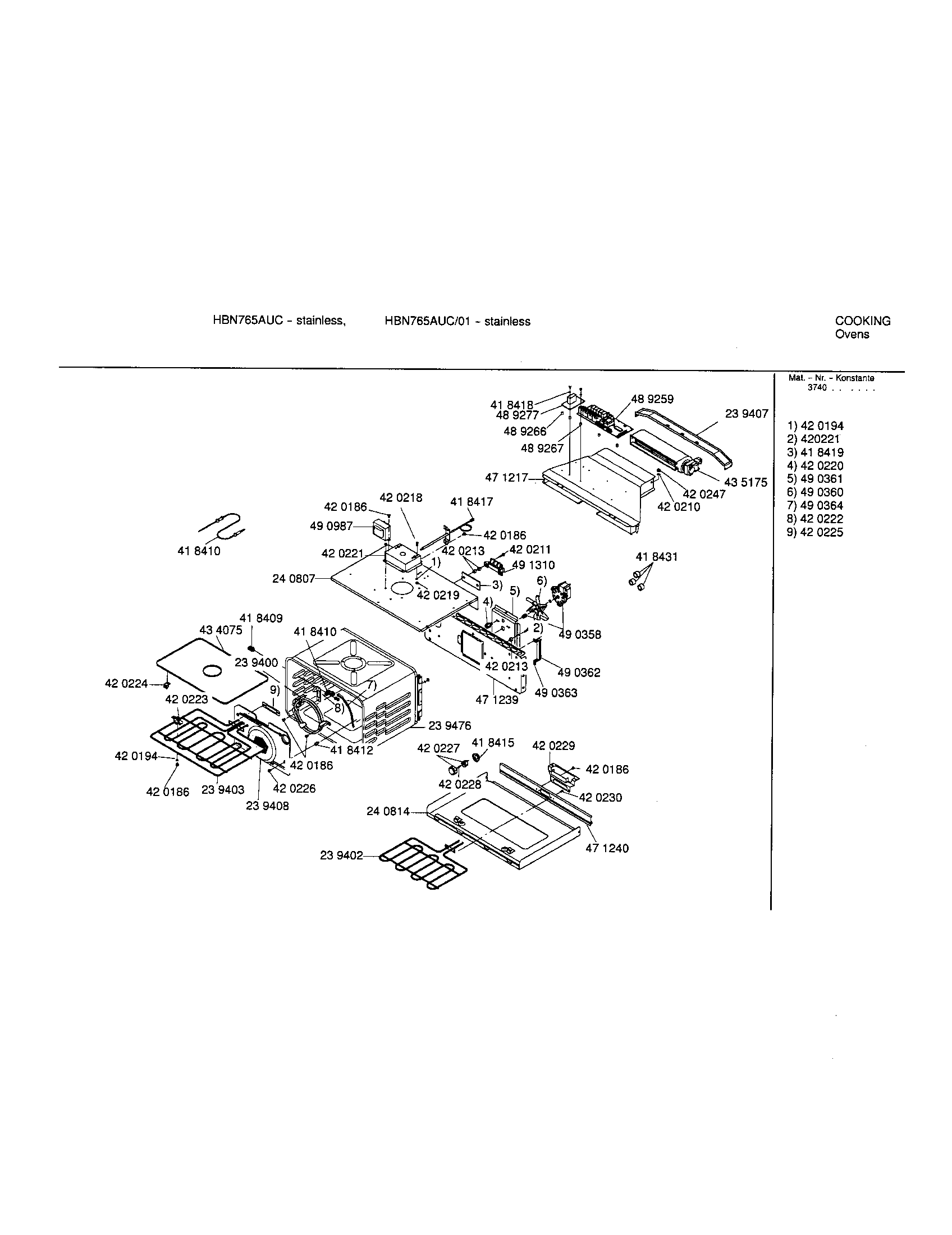 Lower cavity
