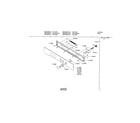 Bosch HBN756AUC fascia panel diagram