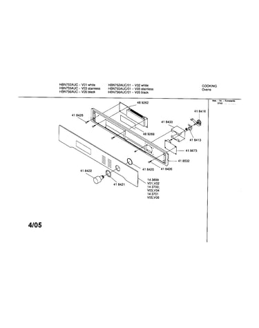 Fascia panel