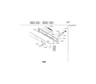 Bosch HBN752AUC fascia panel diagram