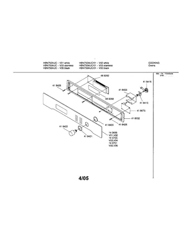 Fascia panel