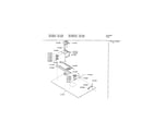 Bosch HBL756AUC/00 lower internal panel diagram