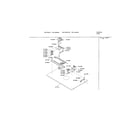 Bosch HBL755AUC/00 upper internal panel diagram