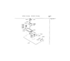 Bosch HBL755AUC/00 lower internal panel diagram