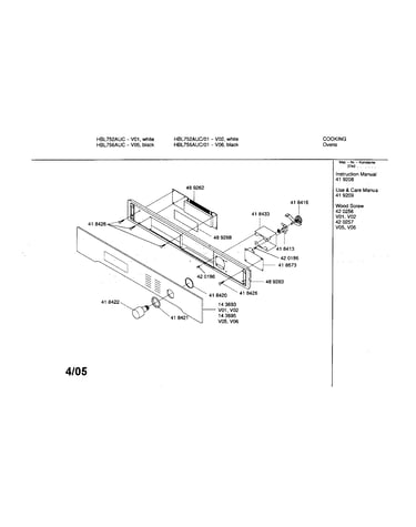 Fascia panel