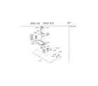 Bosch HBL752AUC/00 lower internal panel diagram