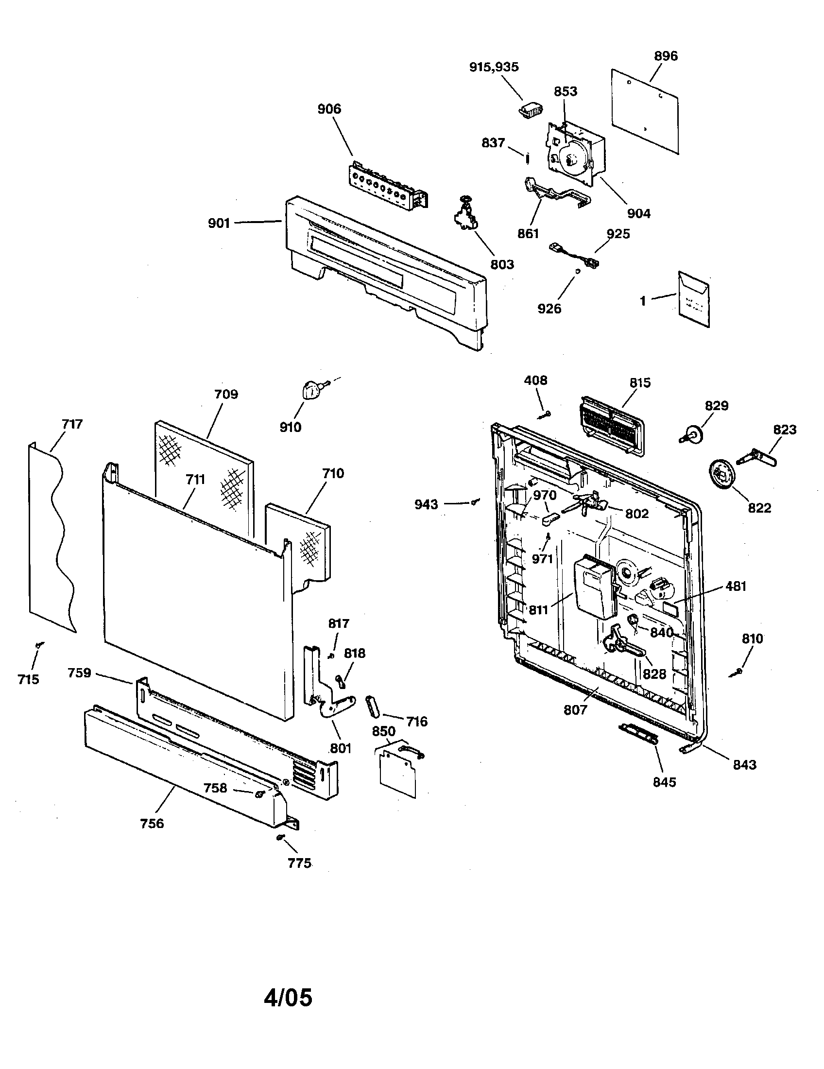 ESCUTCHEON/DOOR