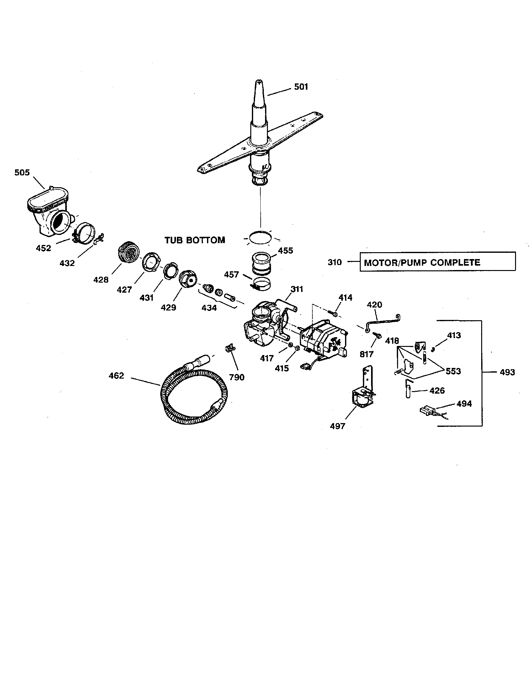 MOTOR-PUMP MECHANISM