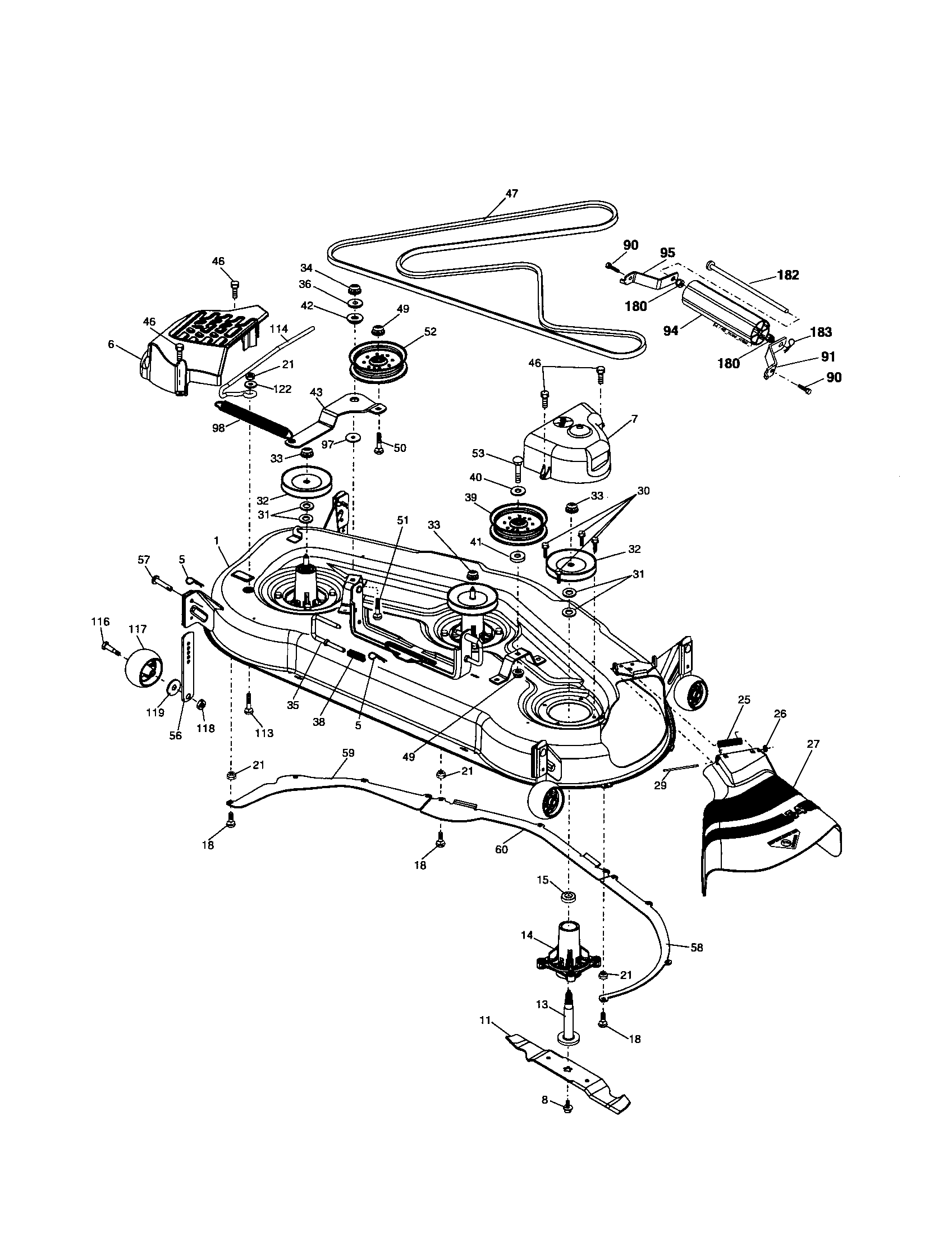 Mower deck