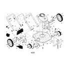 Ryobi 96116000201 rotary mower diagram
