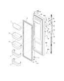 Refrigerator door