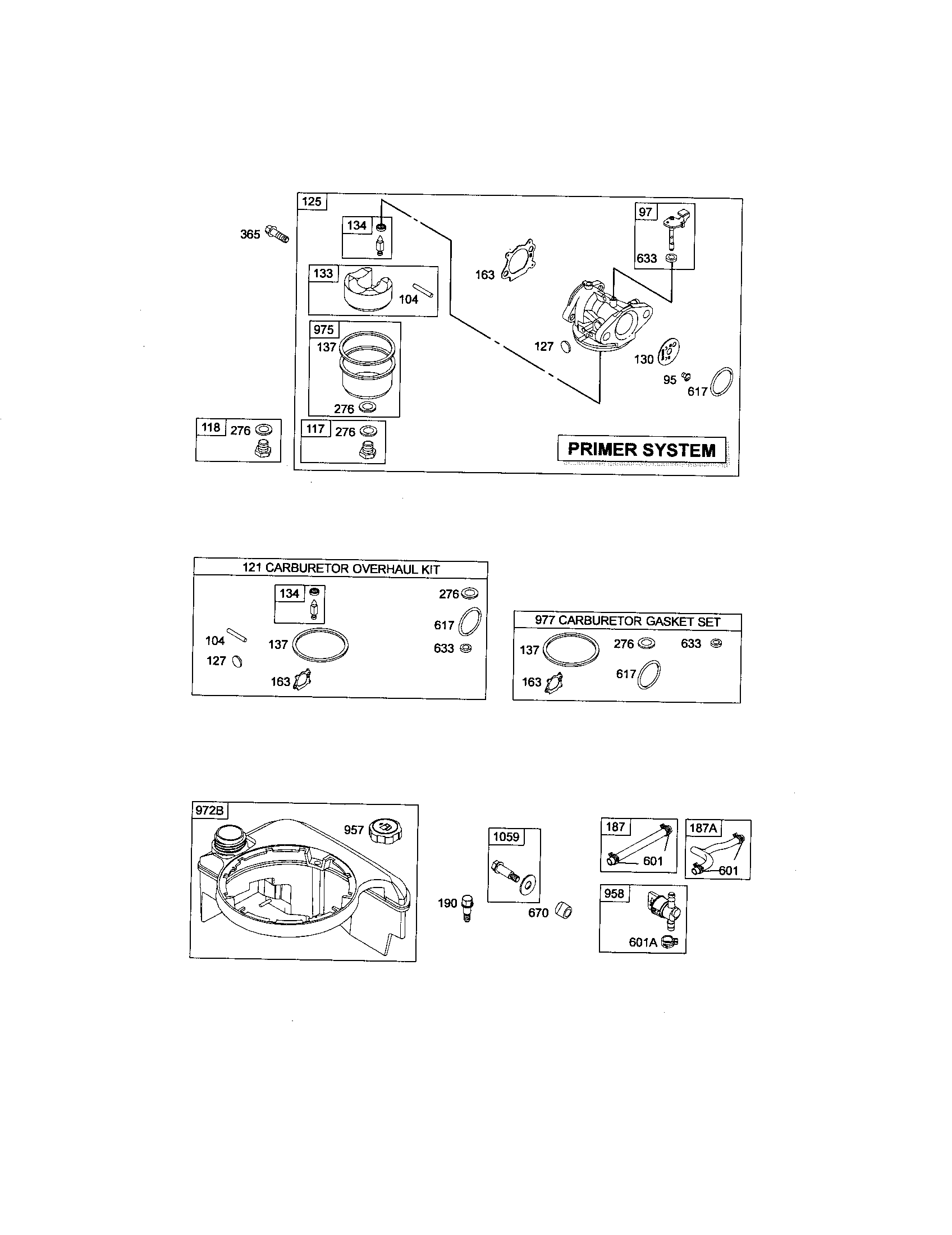 CARBURETOR/FUEL TANK