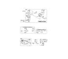 Briggs & Stratton 129H00 (0005-0185) carburetor/fuel tank diagram